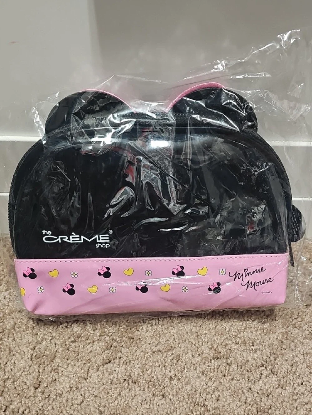 The Crème Shop Kids Minnie Mouse Bow Pink Cosmetic Pouch